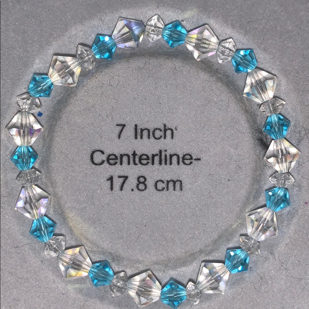 Aurora borealis Crystal stretch bracelet